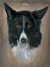 Collie oil paintings